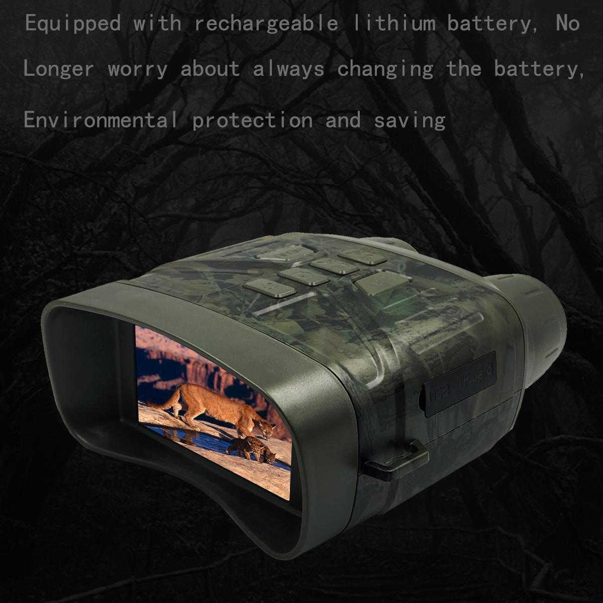 4K Hd Digital Night Vision Binocular For Outdoor Hunting - Camouflage-1915196835073495045