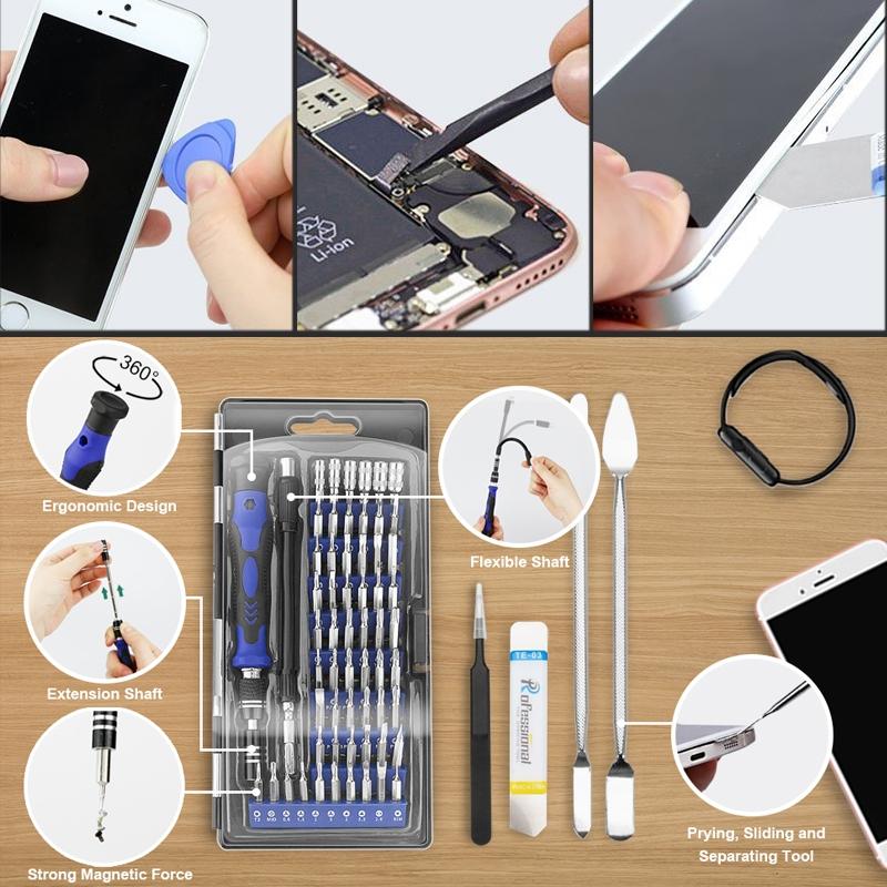 Portable Mini Screwdriver Set - 80 Functions-1915198008635559940