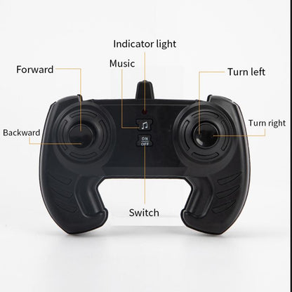 Flower Rc Car With Music - Stunt Street Dance - Orange-1915196689078161410