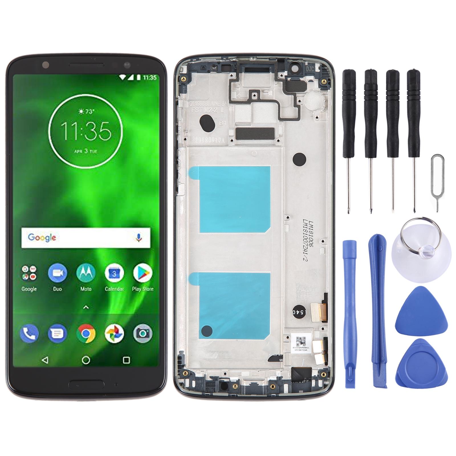 Motorola Moto G6 Lcd Screen Replacement With Frame - Full Assembly-1915197169246277632
