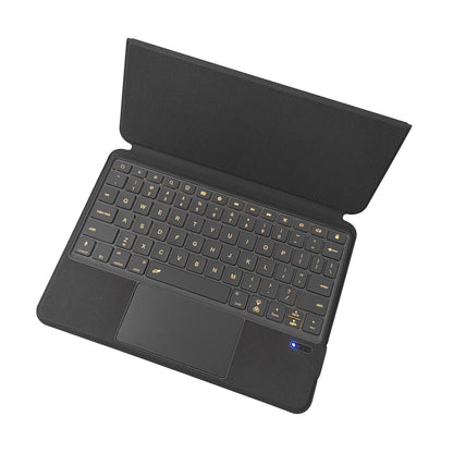 Bluetooth Keyboard Leather Case For Ipad Air 11 / 10.9 / 10.5 / Pro 11 - Black-1915196929445335044