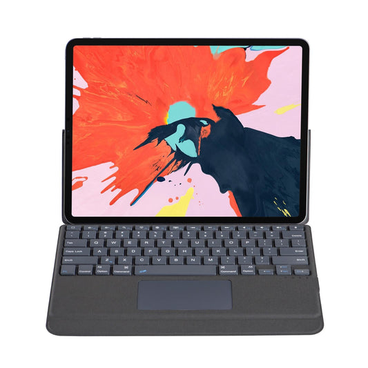 Bluetooth Keyboard Leather Case For Ipad Pro 12.9 - Black 2022 / 2021 / 2020 / 2018-1915196858729369601