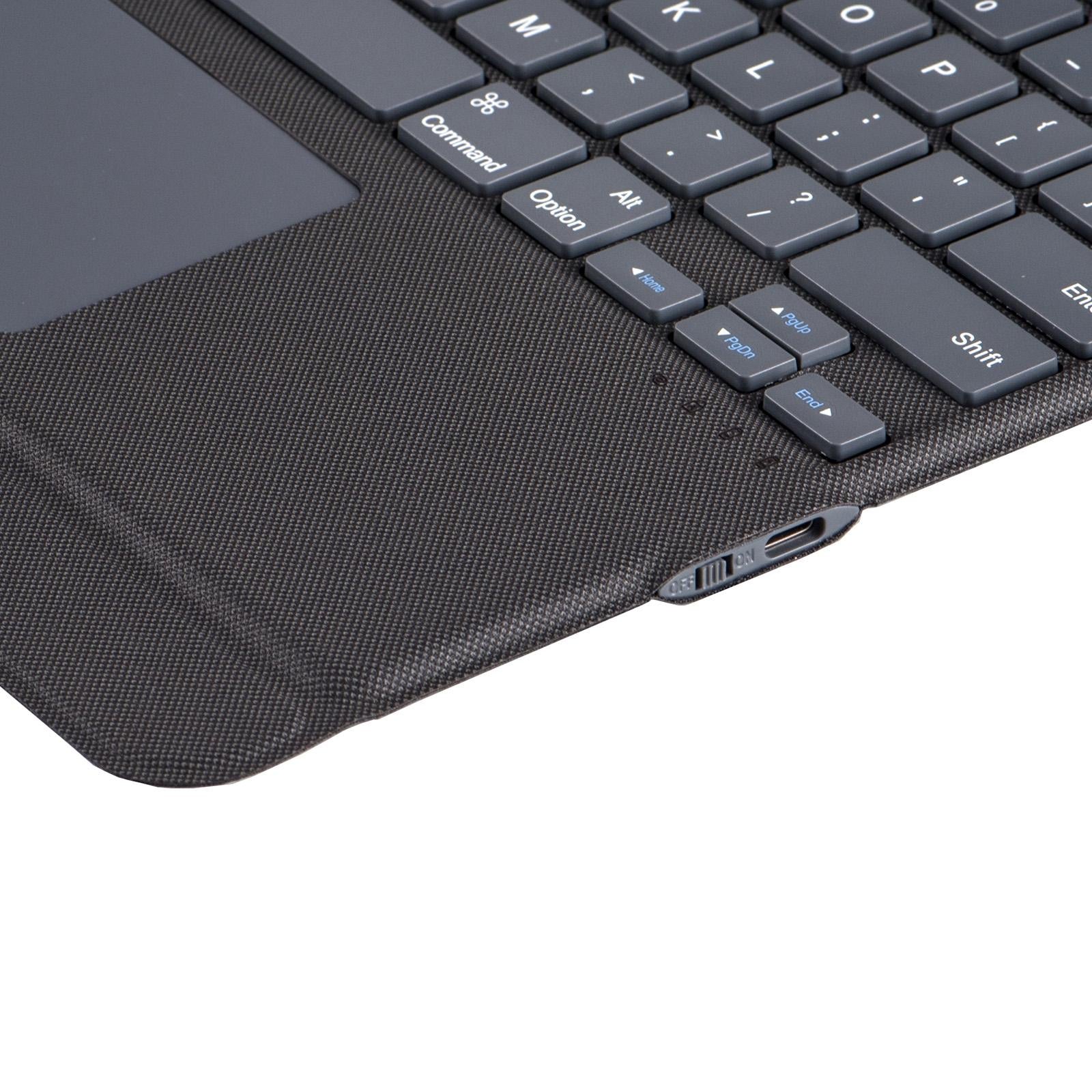 Bluetooth Keyboard Leather Case For Ipad Pro 12.9 - Black 2022 / 2021 / 2020 / 2018-1915196858729369605