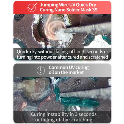 Qianli Mega Idea Nano Solder Mask - 3S Jump Wire - Fast Curing Glue 3Pcs-1915197995482222597