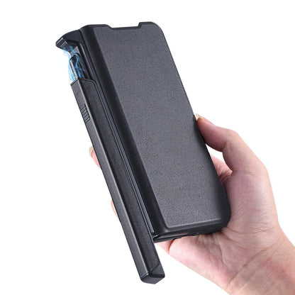 Foldable Magnetic Phone Case With Pen Holder For Samsung Galaxy Z Fold 4 - Portable And Practical-1915197136178384900