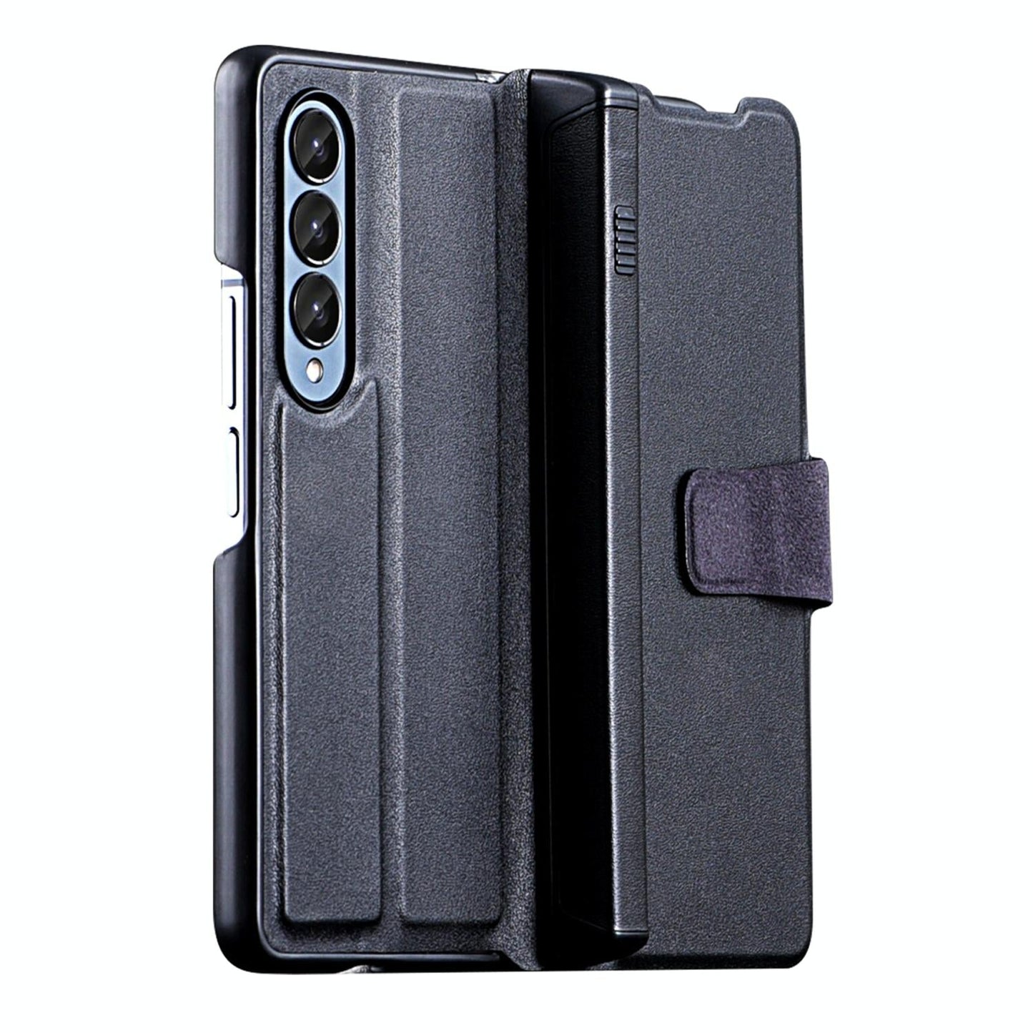 Foldable Magnetic Phone Case With Pen Holder For Samsung Galaxy Z Fold 4 - Portable And Practical-1915197136178384902