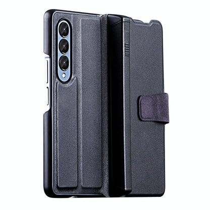 Foldable Magnetic Phone Case With Pen Holder For Samsung Galaxy Z Fold 4 - Portable And Practical-1915197136178384902