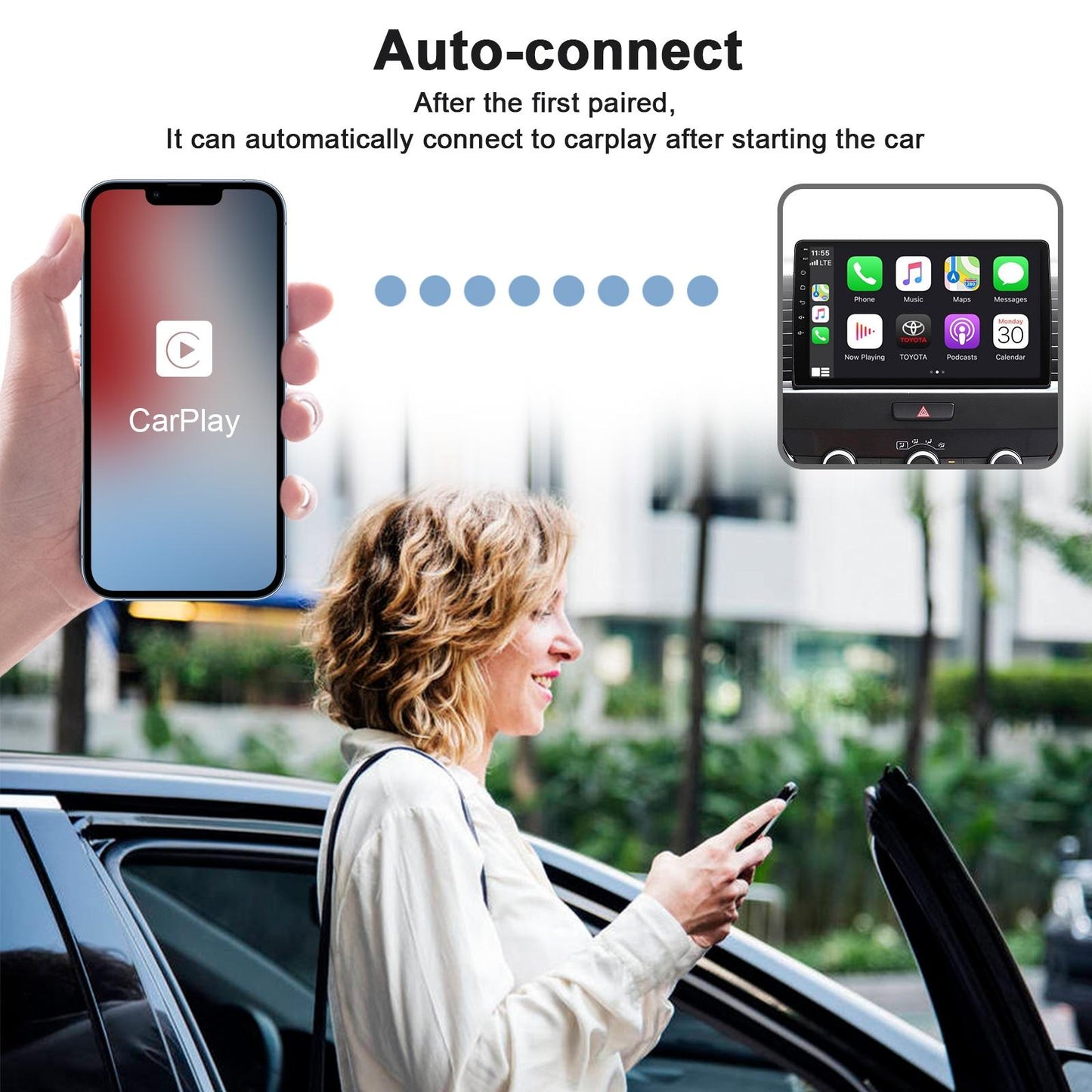 Wireless Carplay Adapter For Iphone - Usb & Usb-C-1915196969580630021