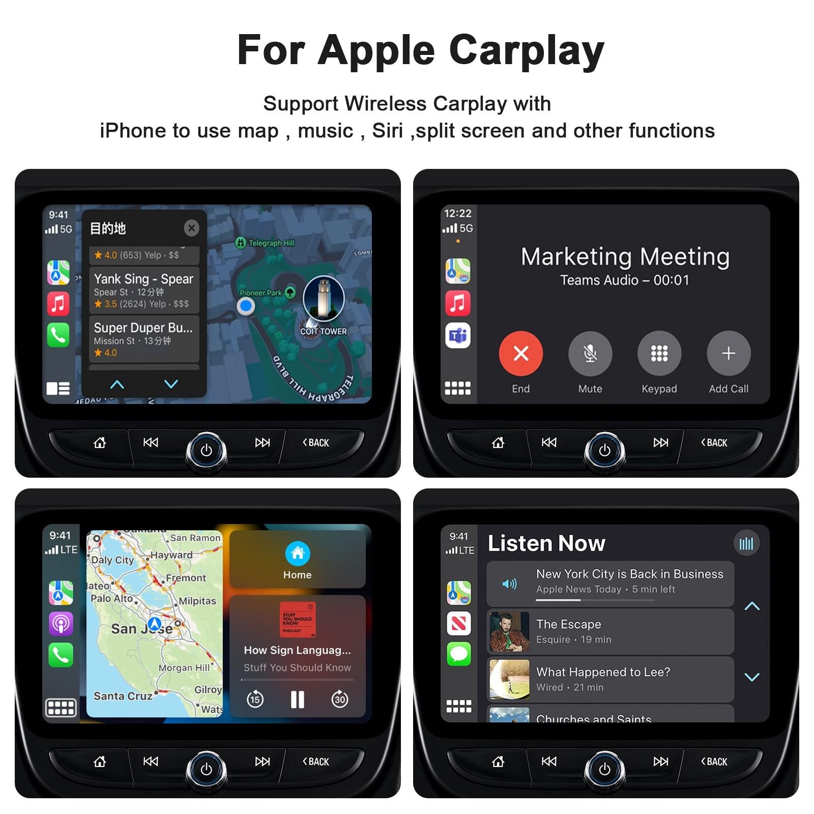 Wireless Carplay Adapter For Iphone - Usb & Usb-C-1915196969580630022