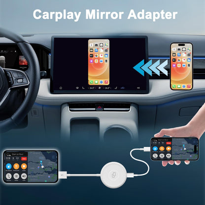 Carplay Mirror Adapter For Iphone - Usb & Usb-C-1915196952002301954