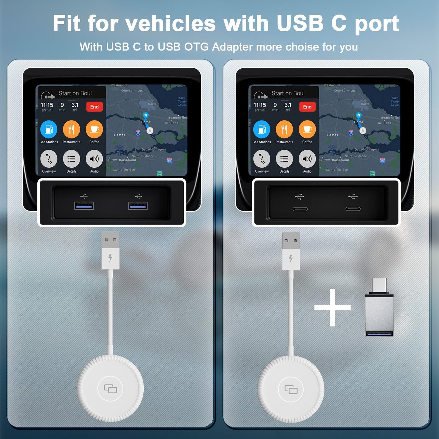 Carplay Mirror Adapter For Iphone - Usb & Usb-C-1915196952002301958