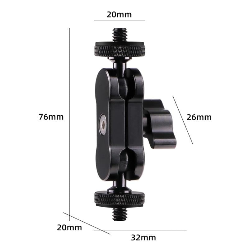 360 Pivot Magic Arm With Ball Head Bracket - Black-1915196853608124419