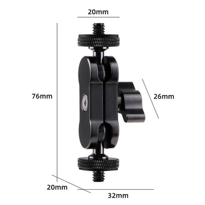 360 Pivot Magic Arm With Ball Head Bracket - Black-1915196853608124419