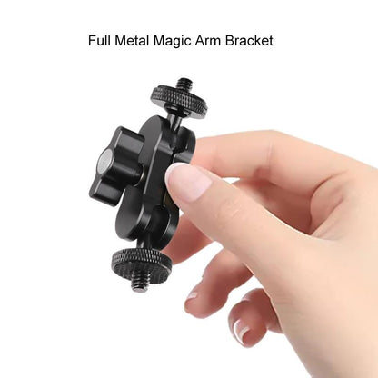 360 Pivot Magic Arm With Ball Head Bracket - Black-1915196853608124421