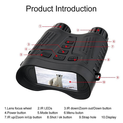 4K Infrared Night Vision Binoculars With 3.2 Tft Screen-1922443439186776066