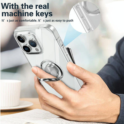 Tpu Phone Case With Ring Holder For Iphone 15 - Slim & Secure-1915196657889316871