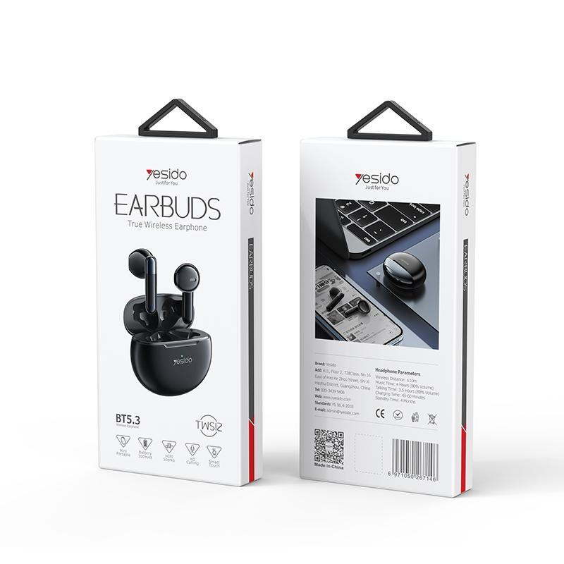 Wireless Noise-Cancelling Earbuds - Black-1915196944079261703