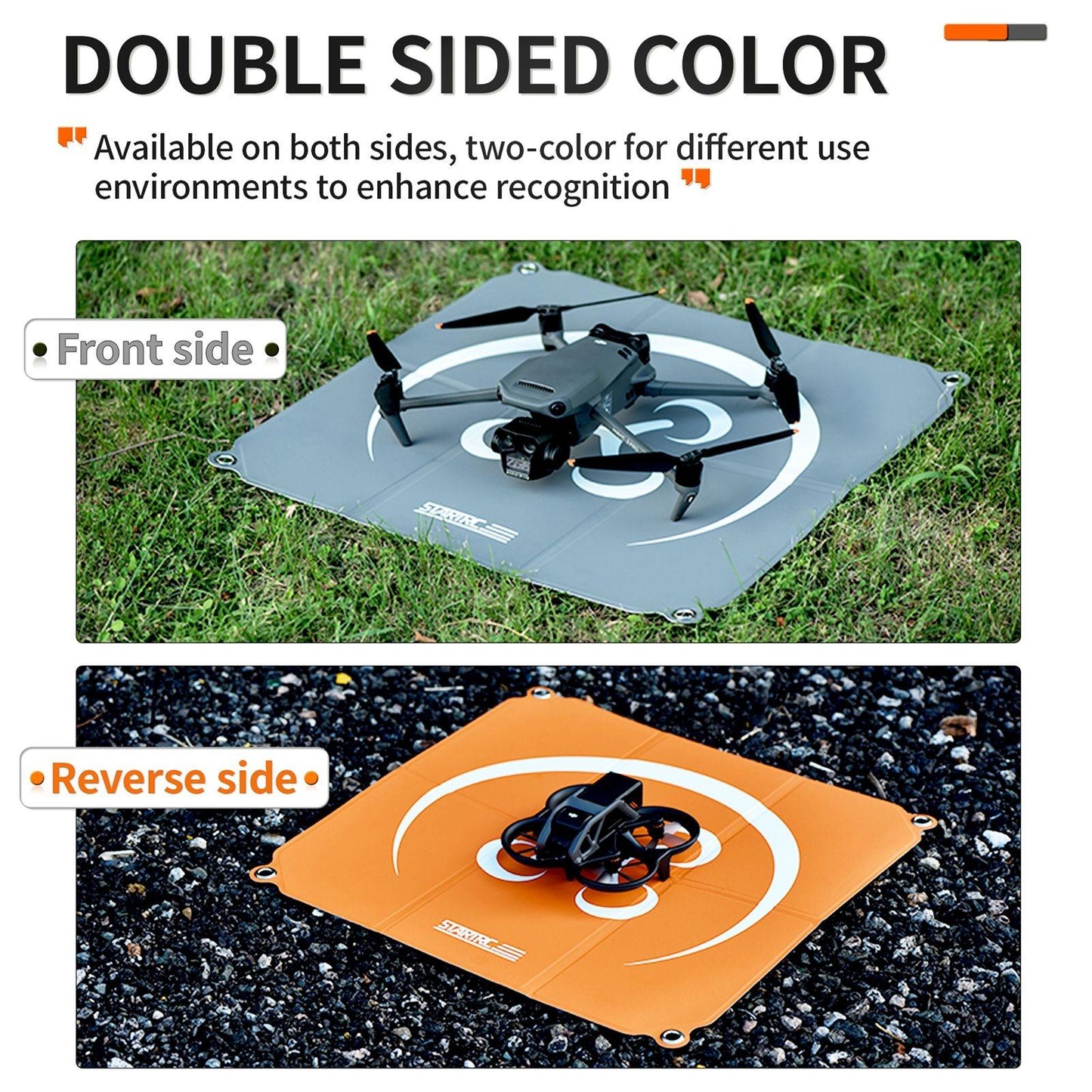 55Cm X 55Cm Square Drone Parking Apron For Dji Avata / Mini 3 / Mavic 3 Pro-1915196922491179010