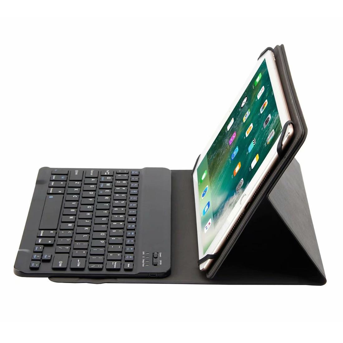 Universal 9.7-10 Inch Detachable Bluetooth Keyboard Tablet Case For Android Apple And Windows With Stand - Black-1915196814353633286