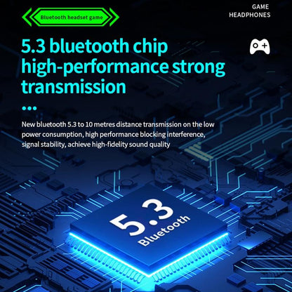 Wireless Gaming Earphones With Noise Reduction - Black-1915196837464248325