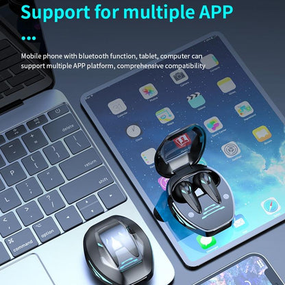 Wireless Gaming Earphones With Noise Reduction - Black-1915196837464248328