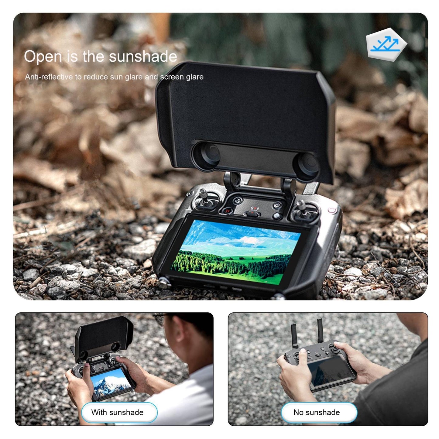 Sunshade Cover With Remote Control - Protects From Sun-1964932186553585668