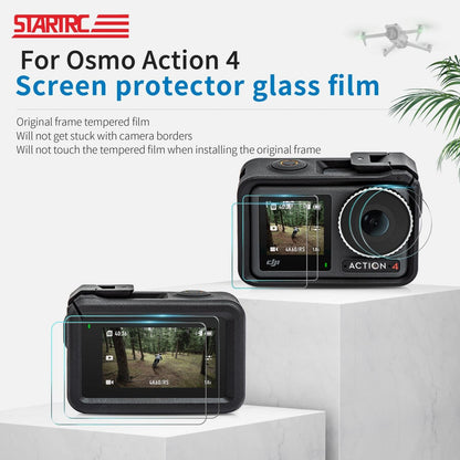 Tempe Glass Lens Protector For Dji Action - 3-In-1 Set-1915197134844596227