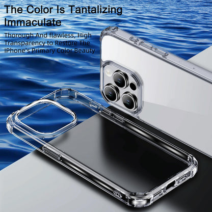 Crystal Clear Shockproof Phone Case For Iphone 15 By Ipaky-1915196657721544707