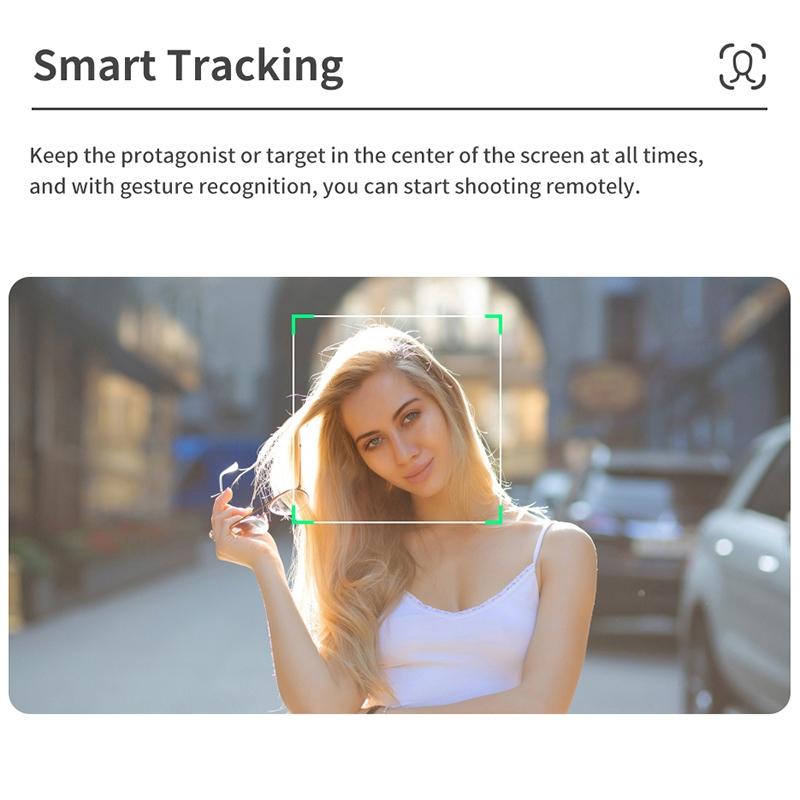 Desktop Gimbal Stabilizer With Fill Light And Selfie Stick - Black-1964932191901323266