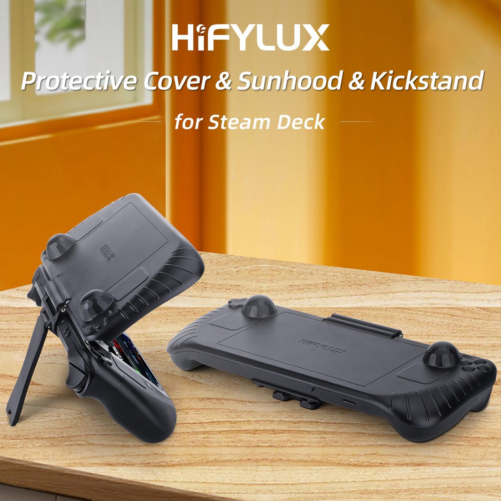 3-In-1 Gaming Console Protector With Sun Hood And Kickstand-1915196823597879298