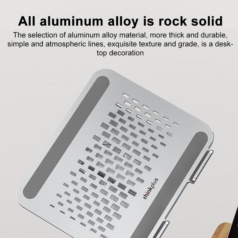 Lenovo Thinkplus Desktop Laptop Holder - Silver-1964932179008032770