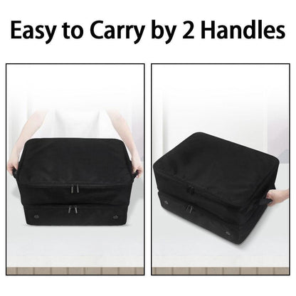 Black Folding Golf Bag With Large Capacity-1964932211501305858