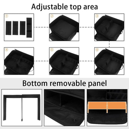 Black Folding Golf Bag With Large Capacity-1964932211501305859