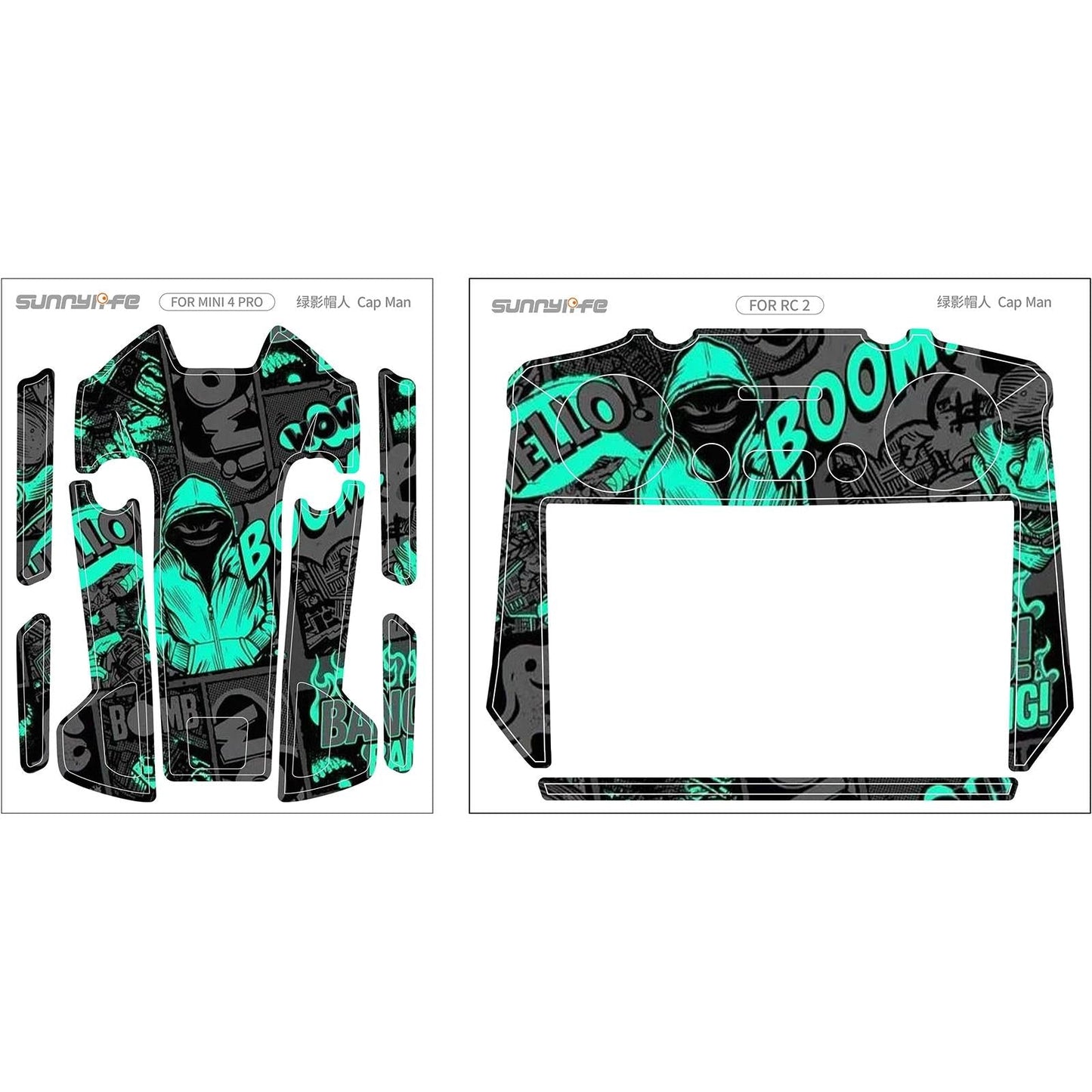 Protective Sticker For Drone Body And Remote Control-1915196533922467841