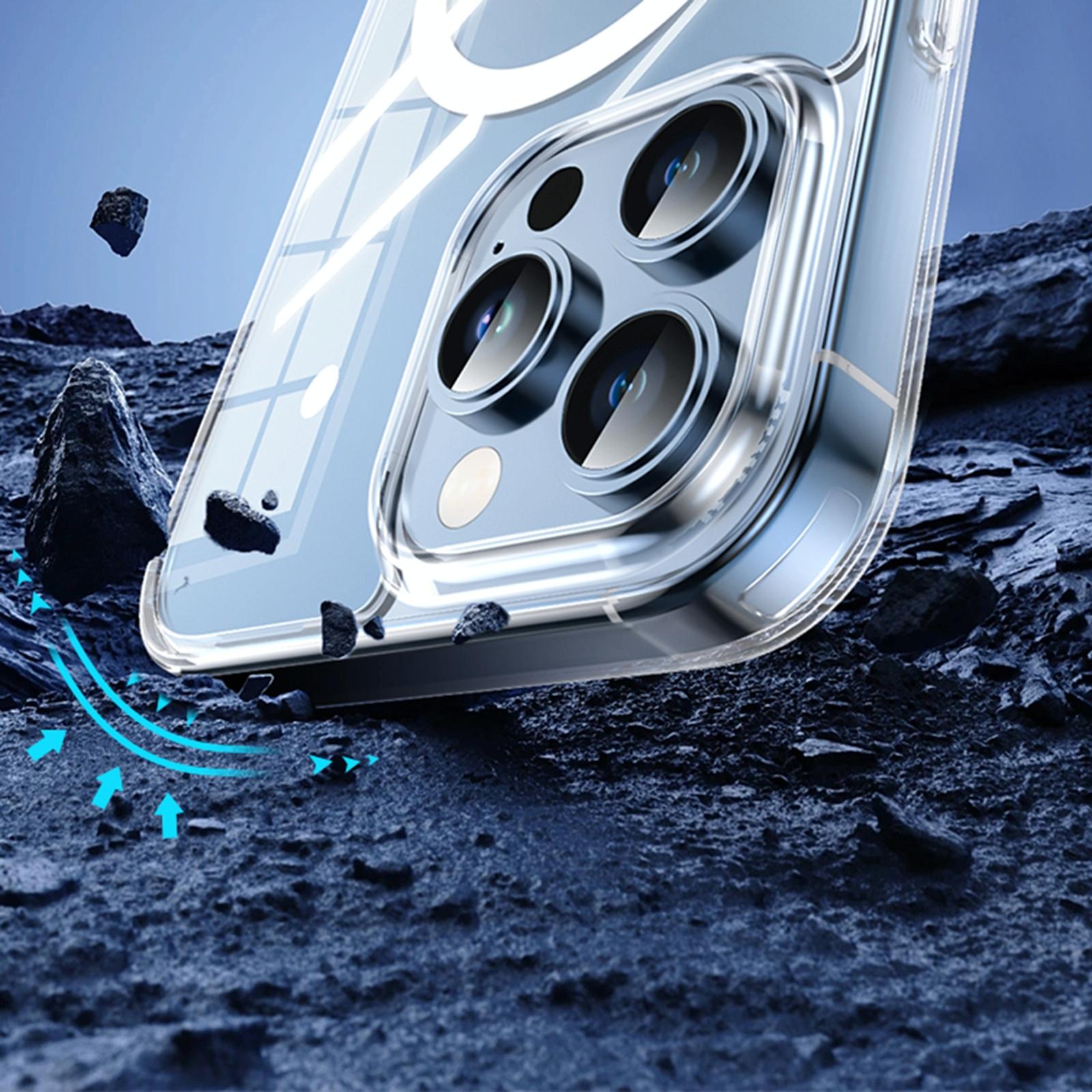 Totudesign Crystal Shield Magsafe Magnetic Case For Iphone 15-1915196894695526403