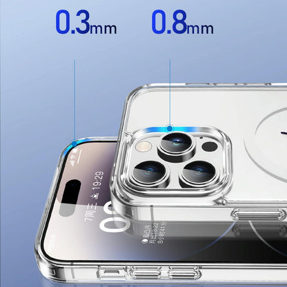 Totudesign Crystal Shield Magsafe Magnetic Case For Iphone 15-1915196894695526404