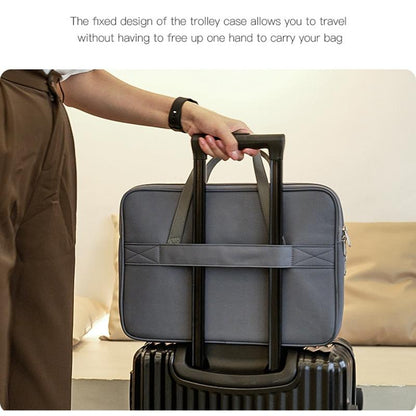 Waterproof 14 Oxford Laptop Bag - Blue-1915196905185480708