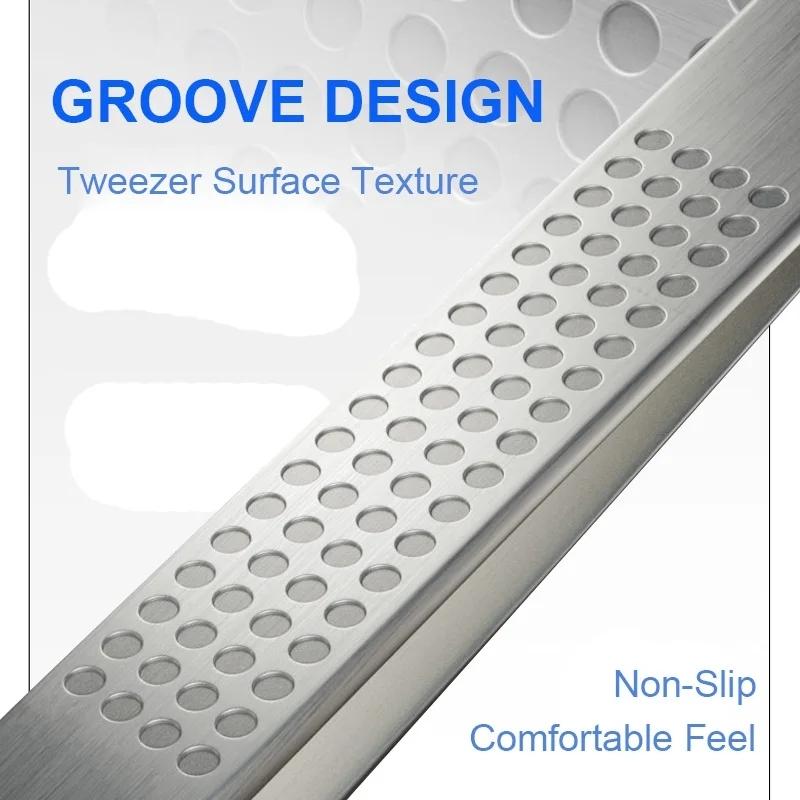 17 Non-Magnetic Stainless Steel Tweezer For Mechanics-1915197518757629954