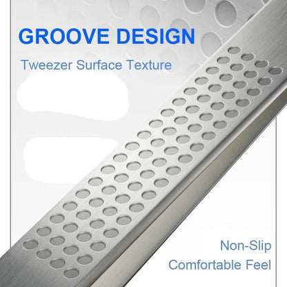 17 Non-Magnetic Stainless Steel Tweezer For Mechanics-1915197518757629954