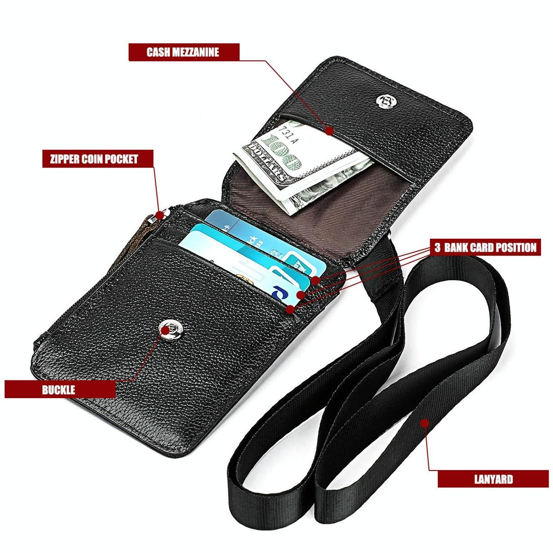 Rfid-Blocking Leather Card Holder - Antimagnetic-1915196810234826759