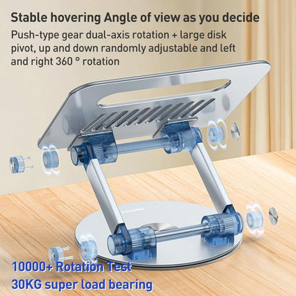 Silver Foldable Swivel Laptop Stand-1964932177997205504