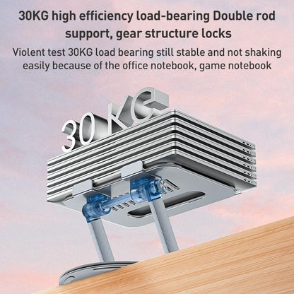 Silver Foldable Swivel Laptop Stand-1964932177997205508