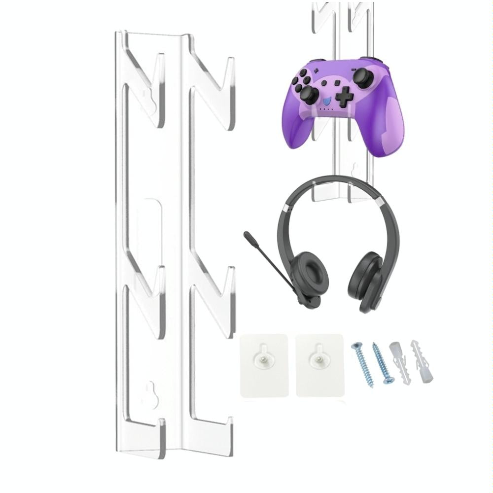 Acrylic Wall Mount For Game Controller And Headphones-1964932252987166721