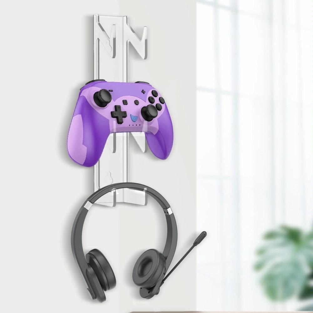 Acrylic Wall Mount For Game Controller And Headphones-1964932252987166724