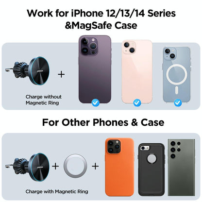 Pro Magnetic Wireless Car Charger For Jr-Zs240 - Black-1915196888886415365