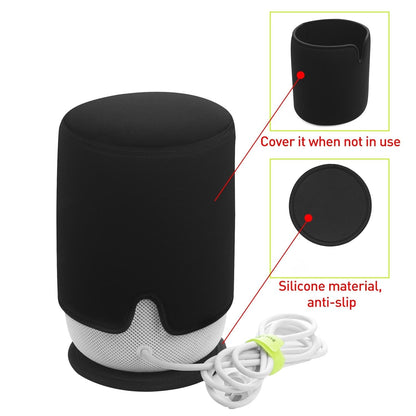 Black Dustproof Case For Homepod / Mini 2 Speaker With Anti-Slip Pad-1915196929910902788