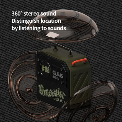 Oil Barrel Bluetooth Earphones - Black / Green Tws-1915197122844692487