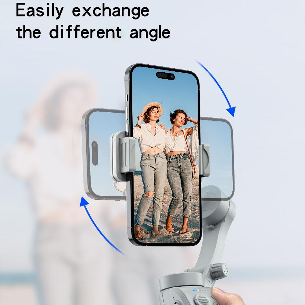Three-Axis Handheld Gimbal For Sf18 Phone - Anti-Shake White-1915196840559644677