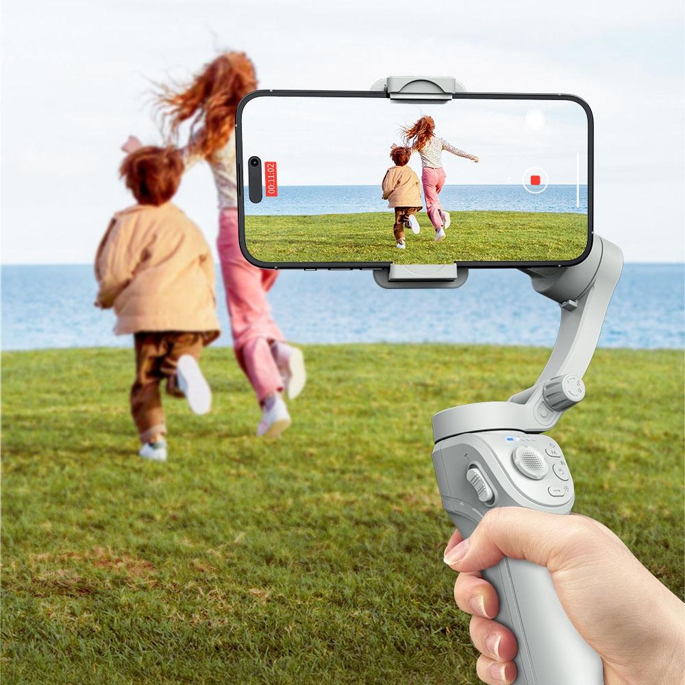 Three-Axis Handheld Gimbal For Sf18 Phone - Anti-Shake White-1915196840559644679