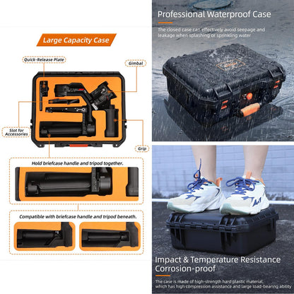 Waterproof Hard Case For Dji Rs 4 - Safety Carrying Box-1964932176759885826